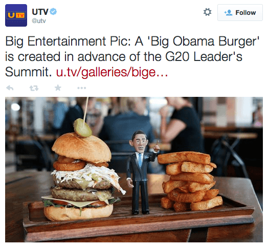 G20 Obama burger