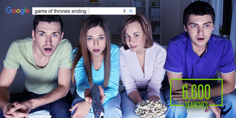 funny google searches - watching tv game of thrones